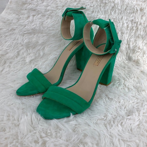 Zara Shoes - Zara Women Size 6 (36 ) Emerald Green Ankle Buckle